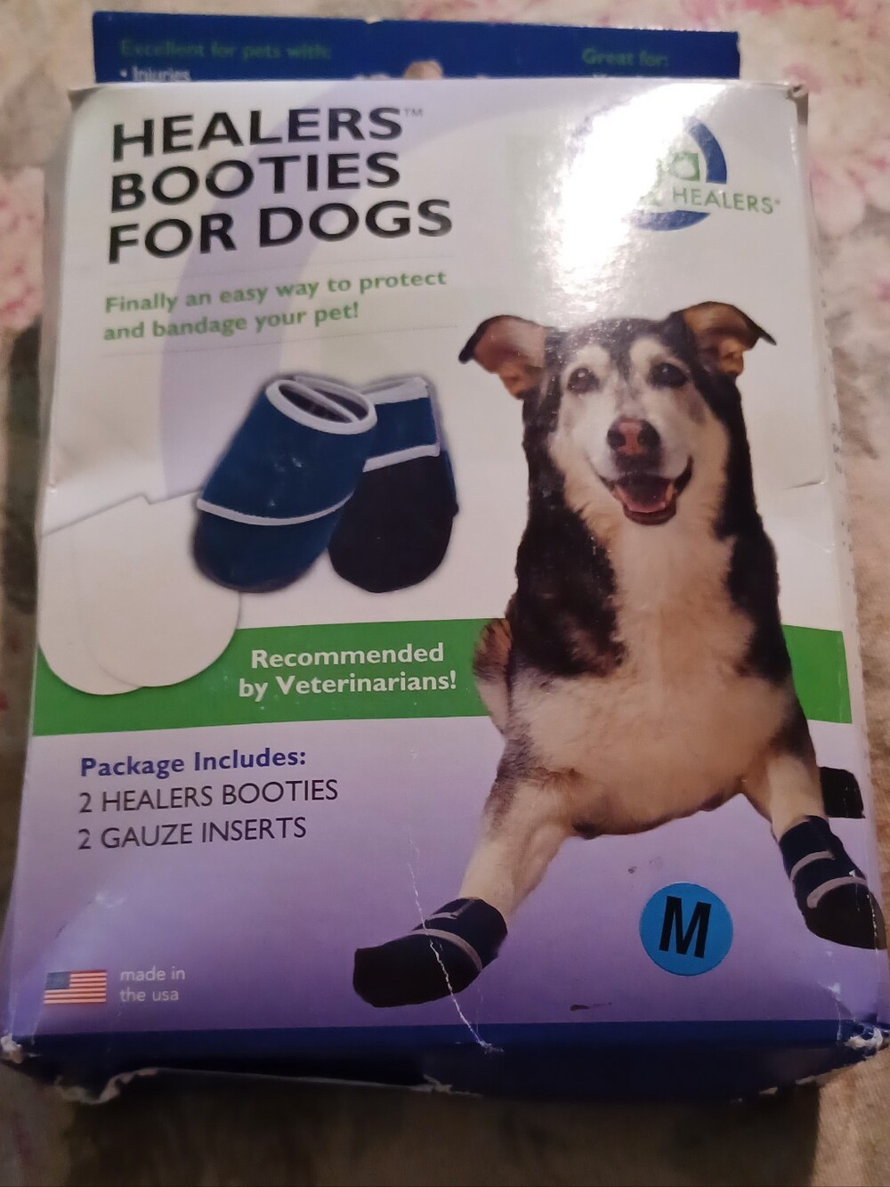 New Medical Booties for Dogs - Medium Blue
